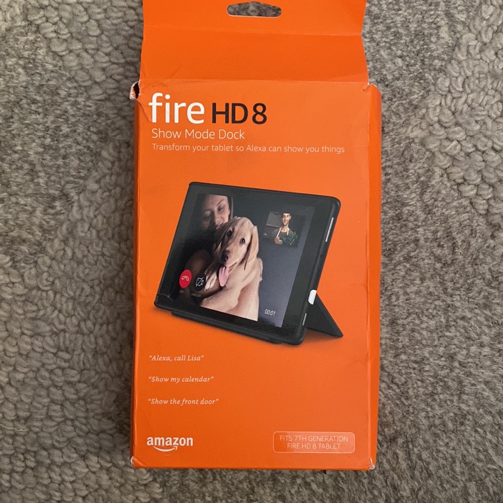 New fire HD8 show mode dock